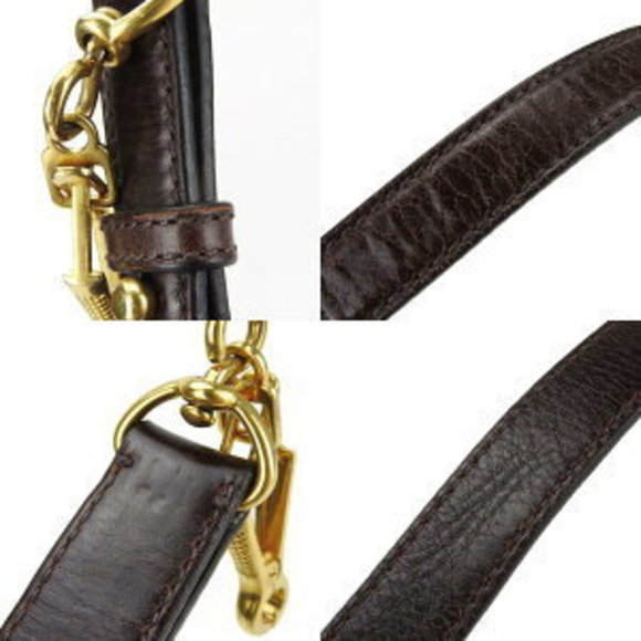 Miu Miu handbag brown leather matelassé gathered - Picture 9 of 11